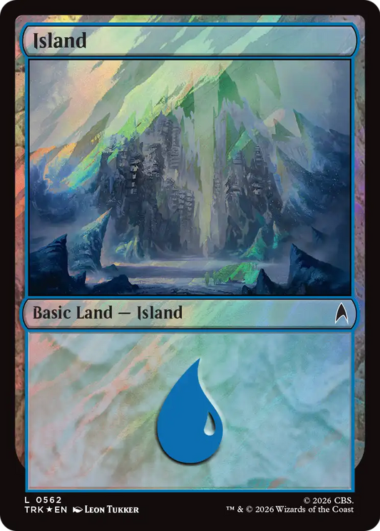 Island (0562) (TRK) - Surge Foil