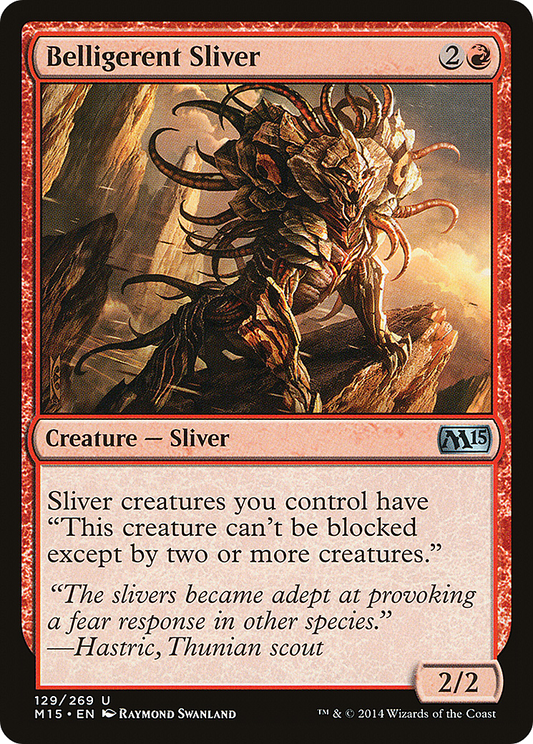 Belligerent Sliver - Foil