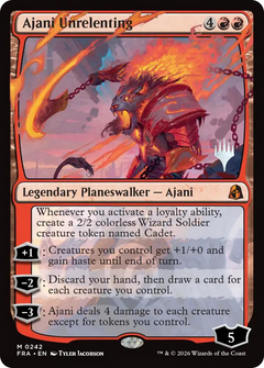 Ajani Unrelenting (0242) (Promo Pack) (PFRA) - Foil