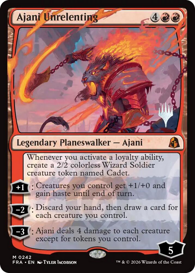 Ajani Unrelenting (0242) (Promo Pack) (PFRA)
