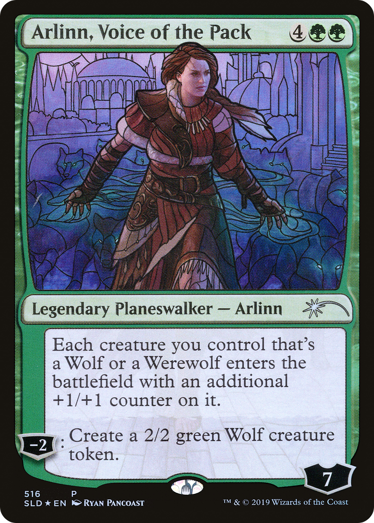 Arlinn, Voice of the Pack (516) (Showcase) - Foil