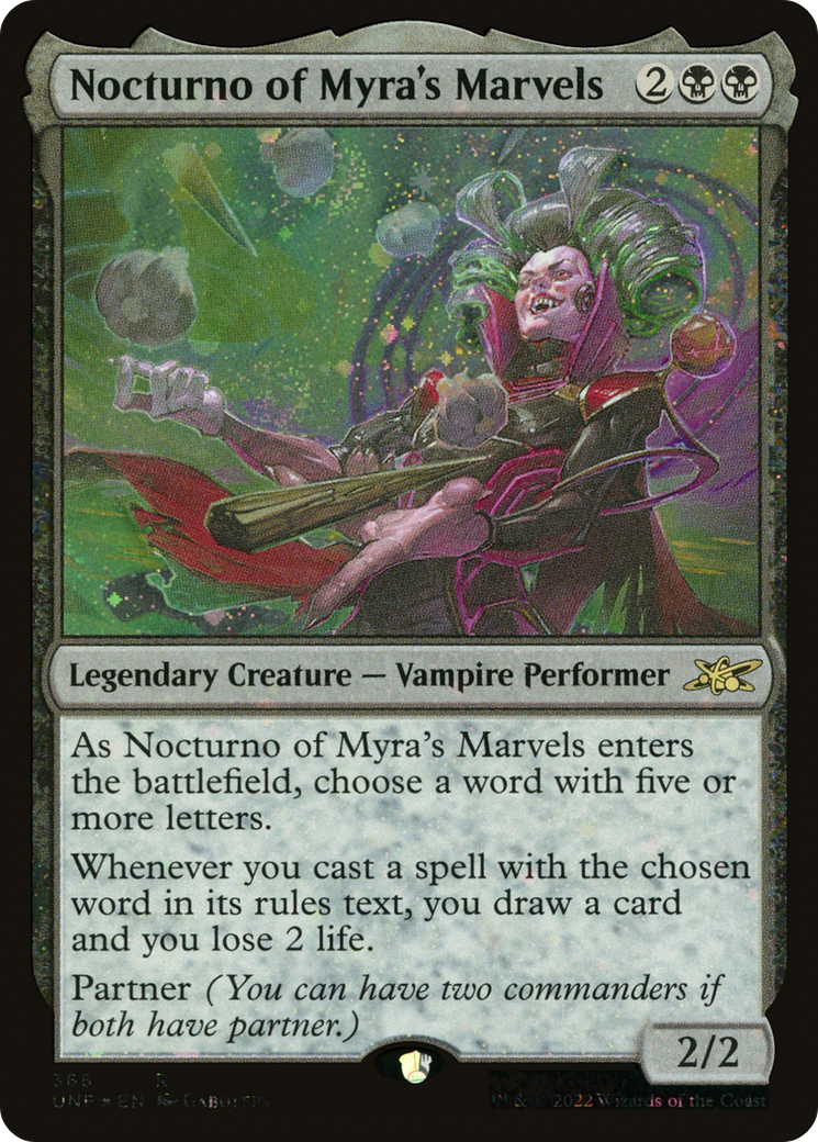 Nocturno of Myra's Marvels (368) - Galaxy Foil