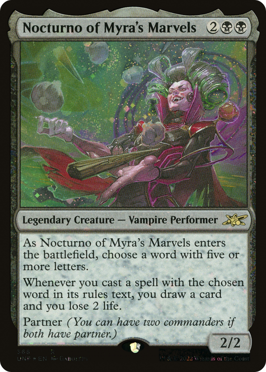 Nocturno of Myra's Marvels (368) - Galaxy Foil