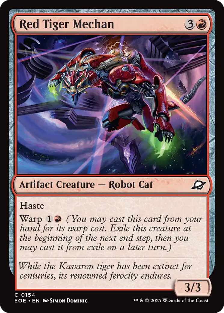 Red Tiger Mechan - Foil