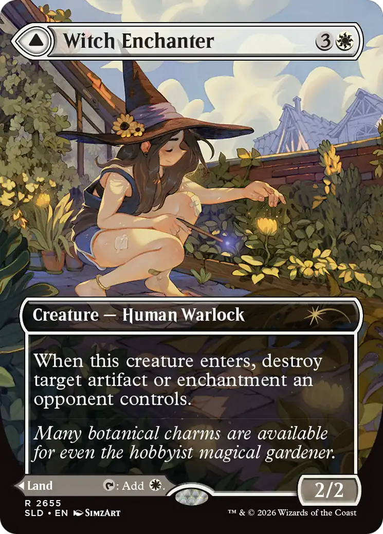 Witch Enchanter // Witch-Blessed Meadow (2655) (Borderless) (SLD)