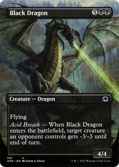 Black Dragon (291) (Borderless) - Foil