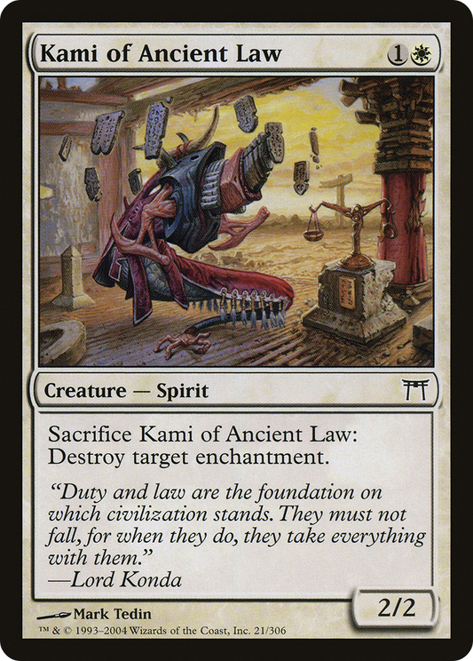 Kami of Ancient Law - Foil