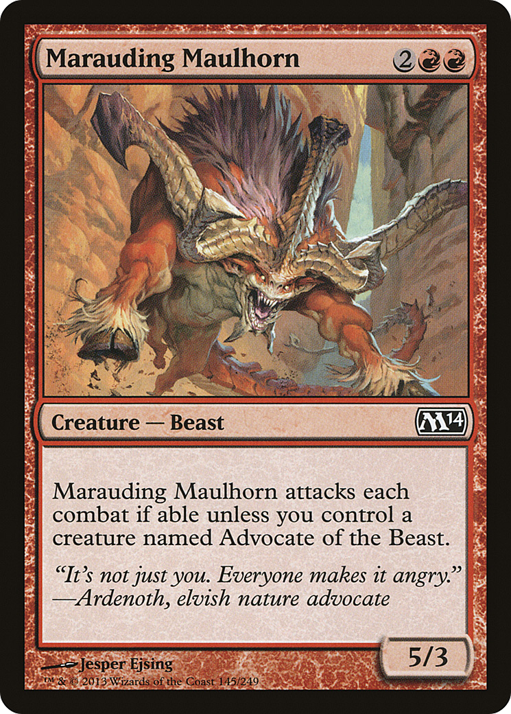 Marauding Maulhorn - Foil