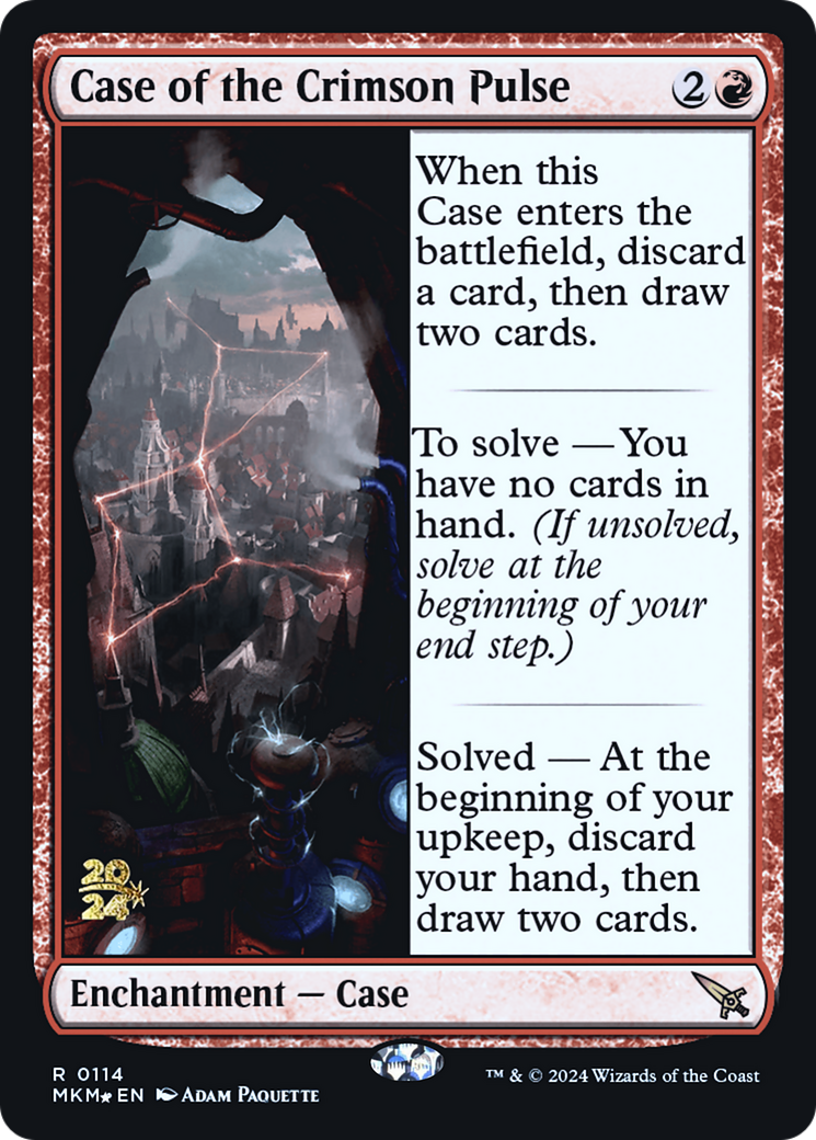 Case of the Crimson Pulse (0114) (Prerelease) - Foil