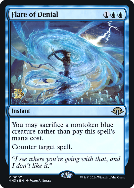 Flare of Denial (0062) (Prerelease) - Foil