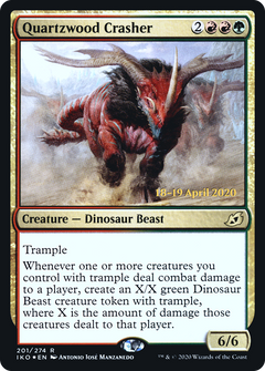 Quartzwood Crasher (201) (Prerelease) - Foil