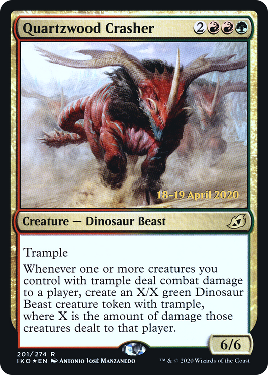 Quartzwood Crasher (201) (Prerelease) - Foil