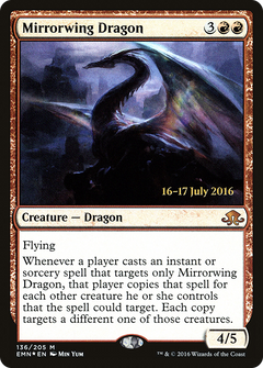Mirrorwing Dragon (136) (Prerelease) - Foil