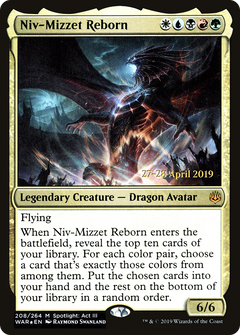 Niv-Mizzet Reborn (208) (Prerelease) - Foil