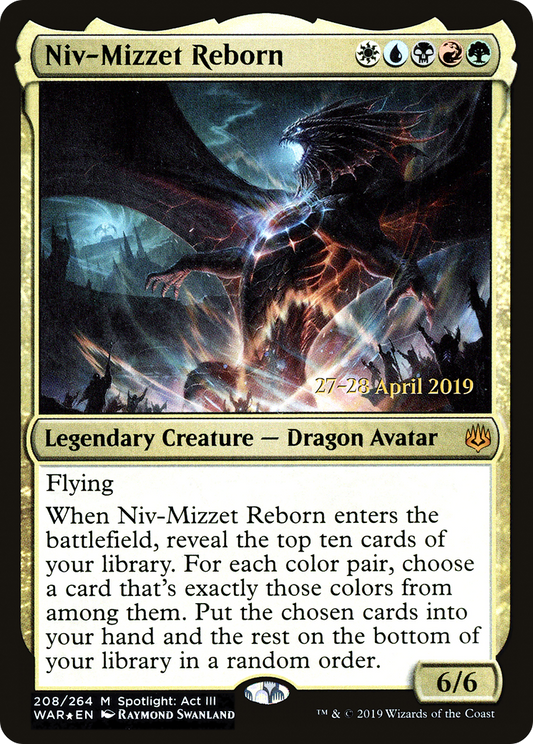 Niv-Mizzet Reborn (208) (Prerelease) - Foil