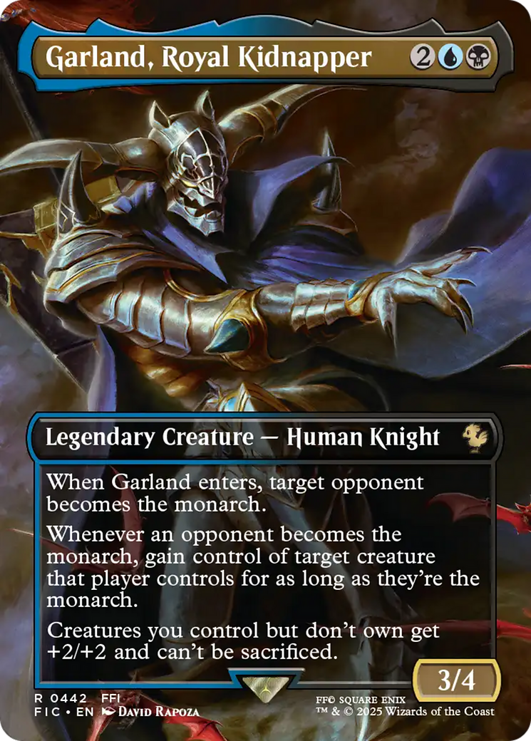 Garland, Royal Kidnapper (0442) (Borderless) - Foil fic