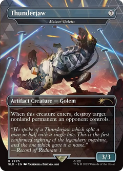 Thunderjaw [Meteor Golem] (2225) (Borderless) - Foil sld
