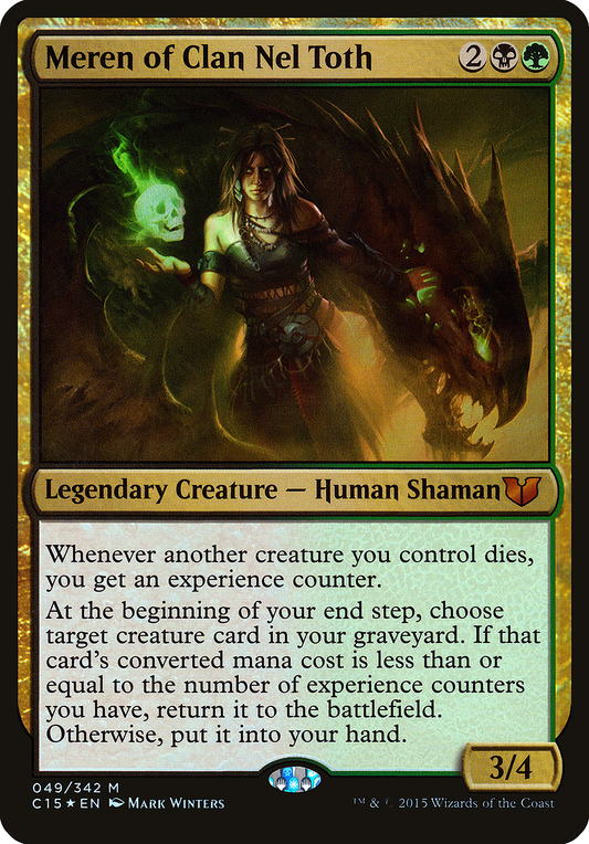 Meren of Clan Nel Toth (Oversized) (OC15) - Foil
