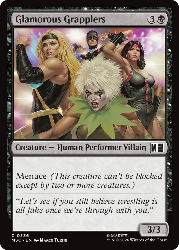 Glamorous Grapplers (MSC) - Foil