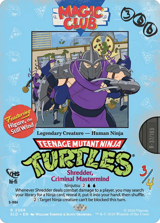 Shredder, Criminal Mastermind [Higure, the Still Wind] (2368) (Showcase) (SLD)
