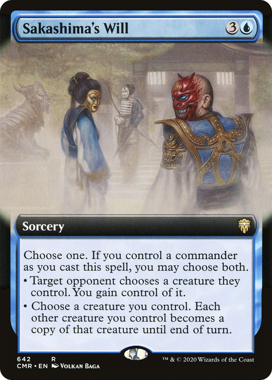Sakashima's Will (642) (Extended Art) - Foil