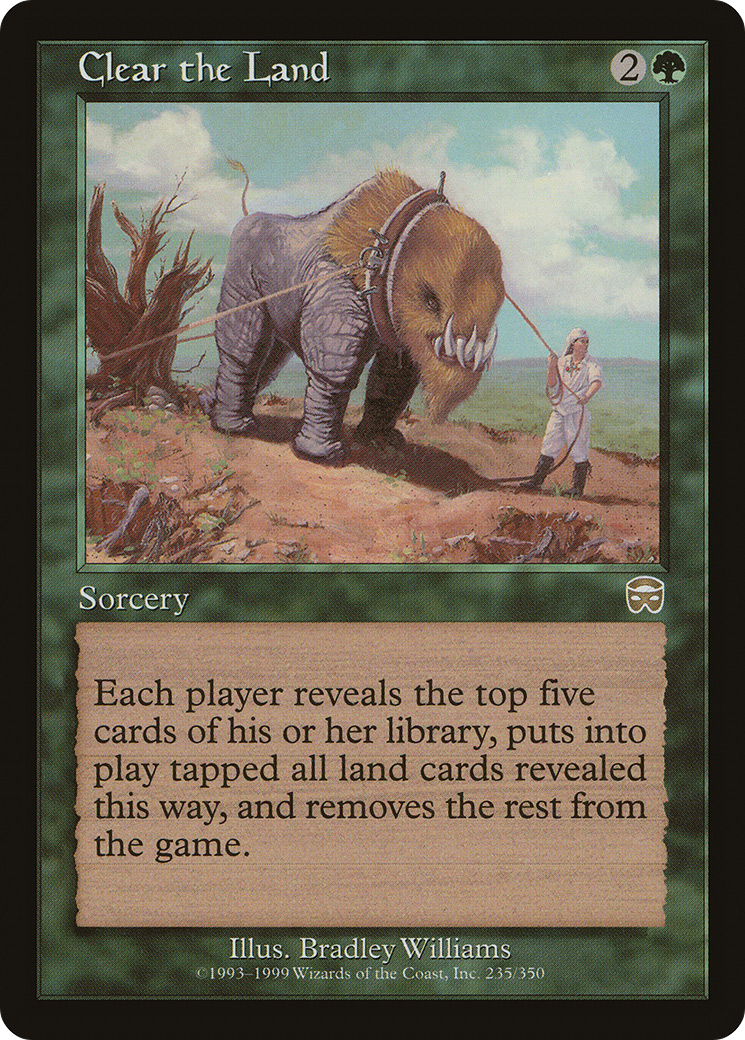 Clear the Land - Foil