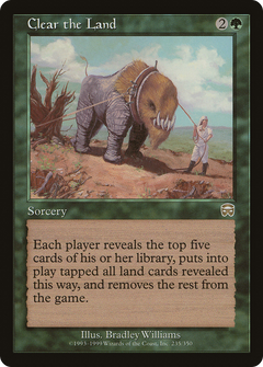 Clear the Land - Foil