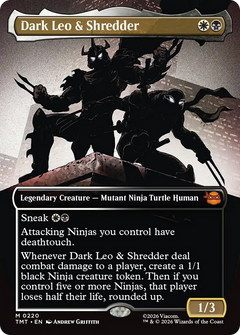 Dark Leo & Shredder (0220) (Borderless) (TMT)