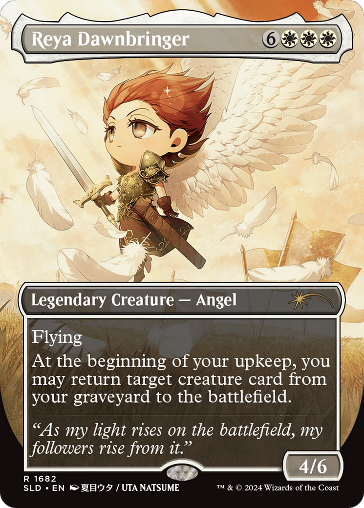 Reya Dawnbringer (1682) (Borderless) - Foil