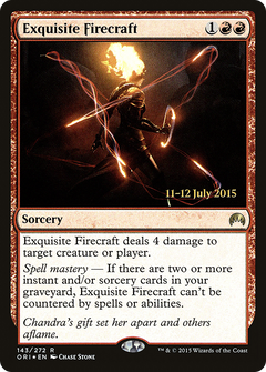 Exquisite Firecraft (143) (Prerelease) - Foil