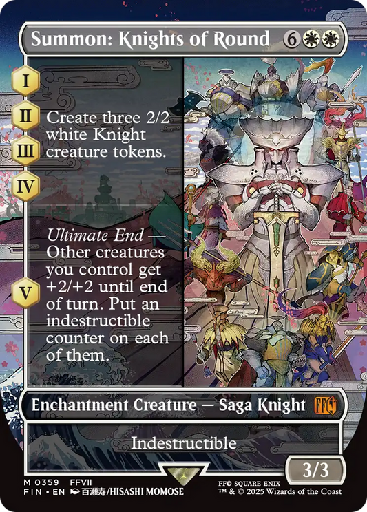 Summon: Knights of Round (0359) (Borderless) - Foil