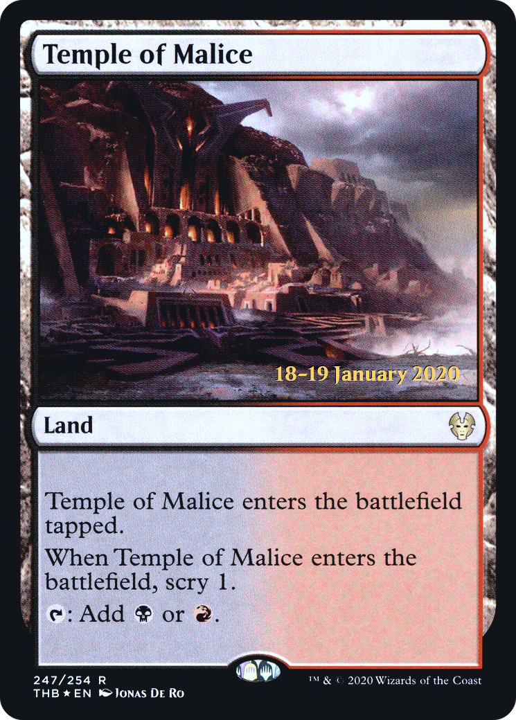 Temple of Malice (247) (Prerelease) - Foil
