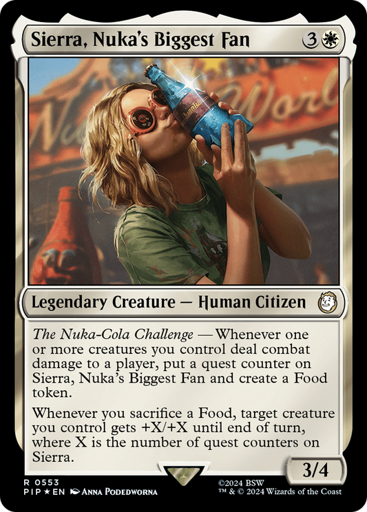 Sierra, Nuka's Biggest Fan (0553) - Surge Foil