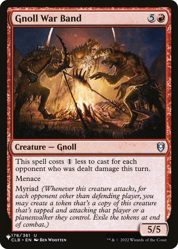 Gnoll War Band (CLB-178) (PLST)