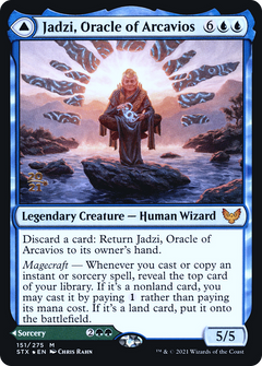 Jadzi, Oracle of Arcavios // Journey to the Oracle (151) (Prerelease) (PSTX) - Foil