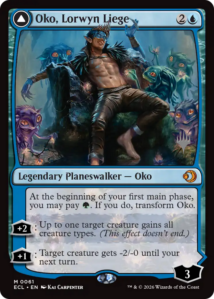 Oko, Lorwyn Liege // Oko, Shadowmoor Scion (0061) (Promo Pack) (PECL) - Foil