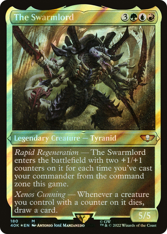 The Swarmlord (180) (Display Commander) (Thick Stock) - Surge Foil