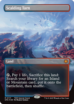 Scalding Tarn (0117) (Borderless) - Dragonscale Foil