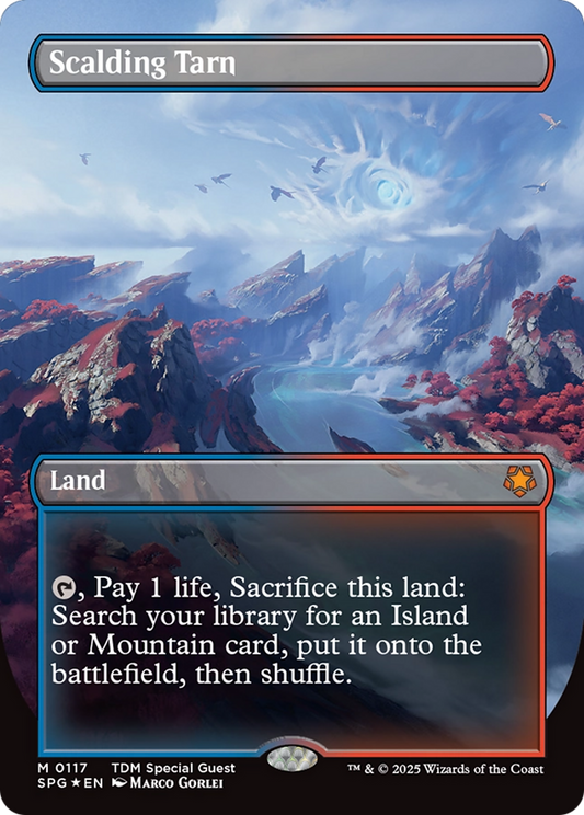 Scalding Tarn (0117) (Borderless) - Dragonscale Foil