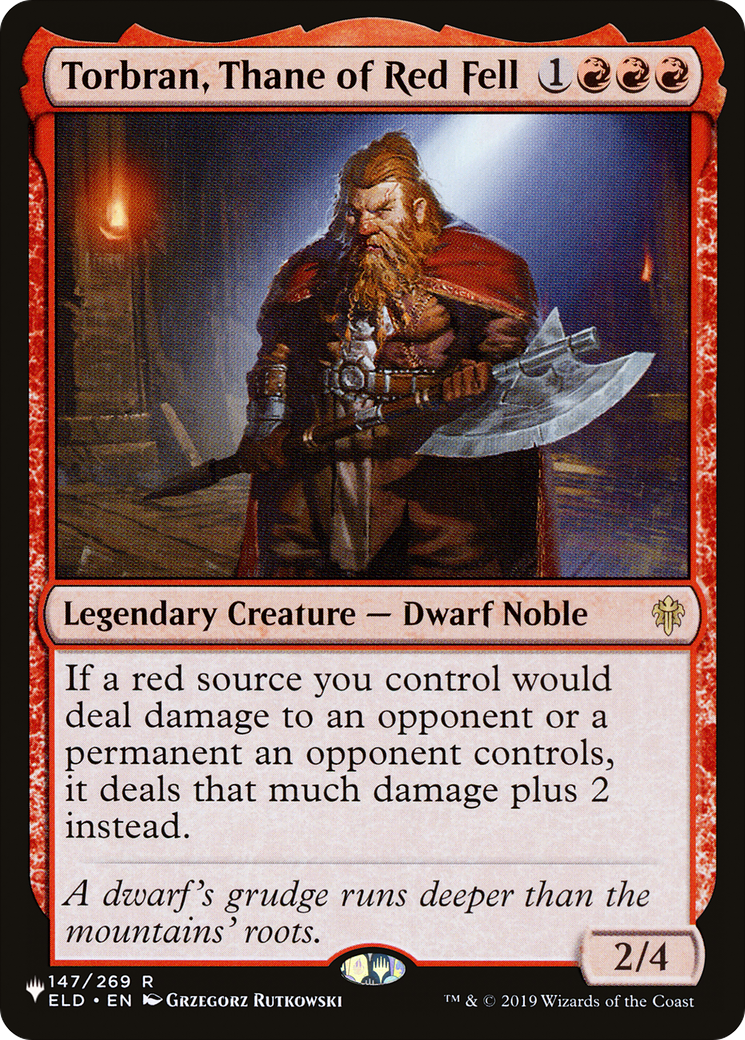 Torbran, Thane of Red Fell (ELD-147) (PLST)