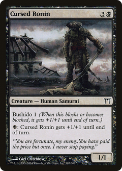 Cursed Ronin - Foil