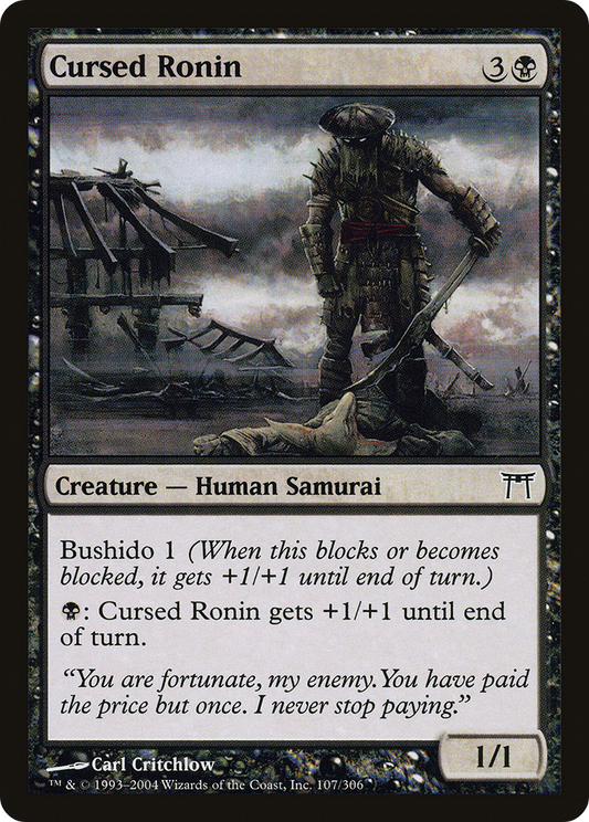 Cursed Ronin - Foil