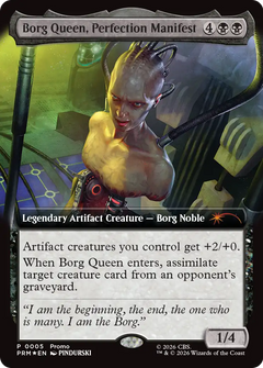 Borg Queen, Perfection Manifest (0005) (Extended Art) (PURL) - Foil