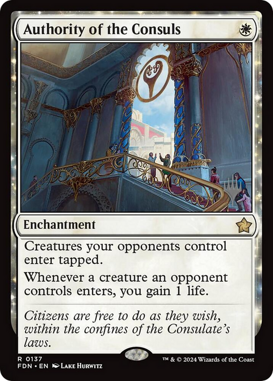 Authority of the Consuls (0137) (Promo Pack) (PFDN)