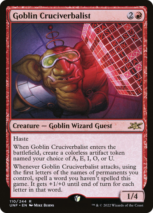 Goblin Cruciverbalist - Foil