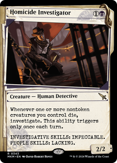 Homicide Investigator (0343) (Showcase) - Foil