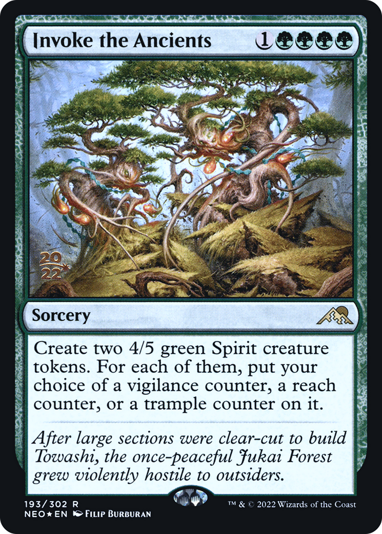 Invoke the Ancients (193) (Prerelease) - Foil