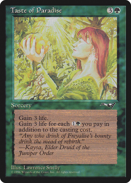 Taste of Paradise (Holding Fruit)