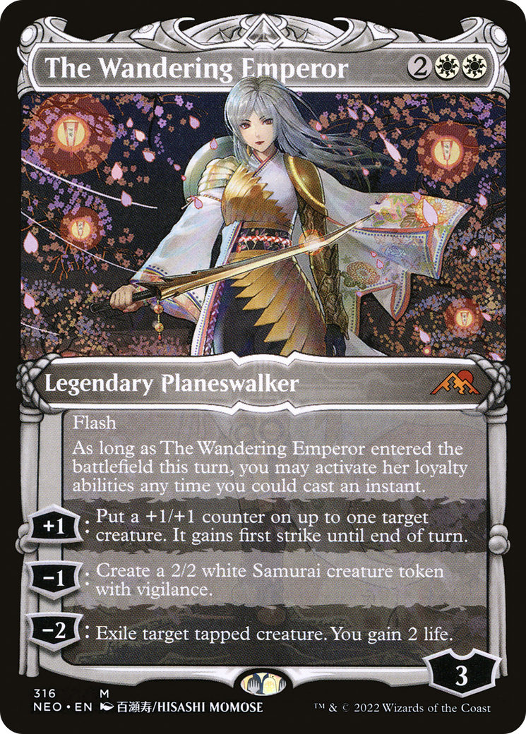 The Wandering Emperor (316) (Showcase) - Foil
