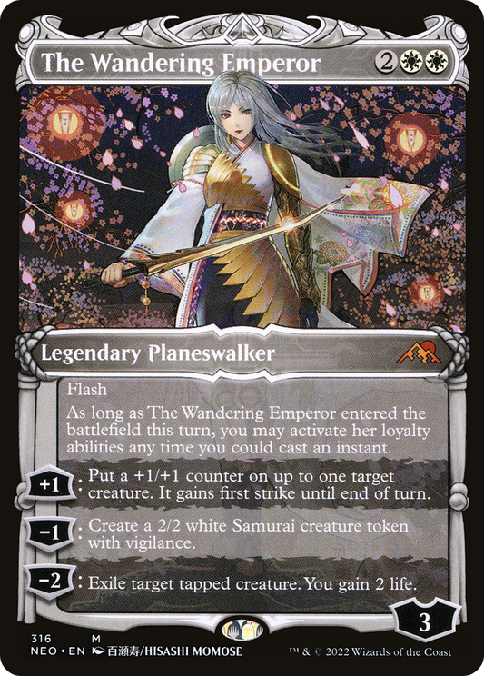 The Wandering Emperor (316) (Showcase) - Foil